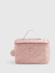 River Island Pink Nylon Script Lunchbox - Image 1 of 5