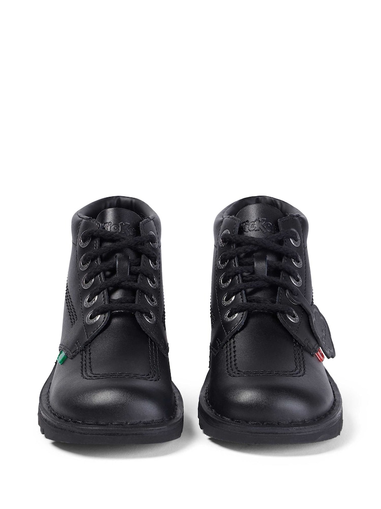 Kickers Black Hi Classic Boots - Image 5 of 8