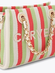 Carvela Pink Sorrento Micro Stripe Bag - Image 5 of 5