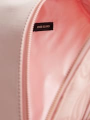 River Island Pink Logo Nylon Backpack - Image 4 of 5