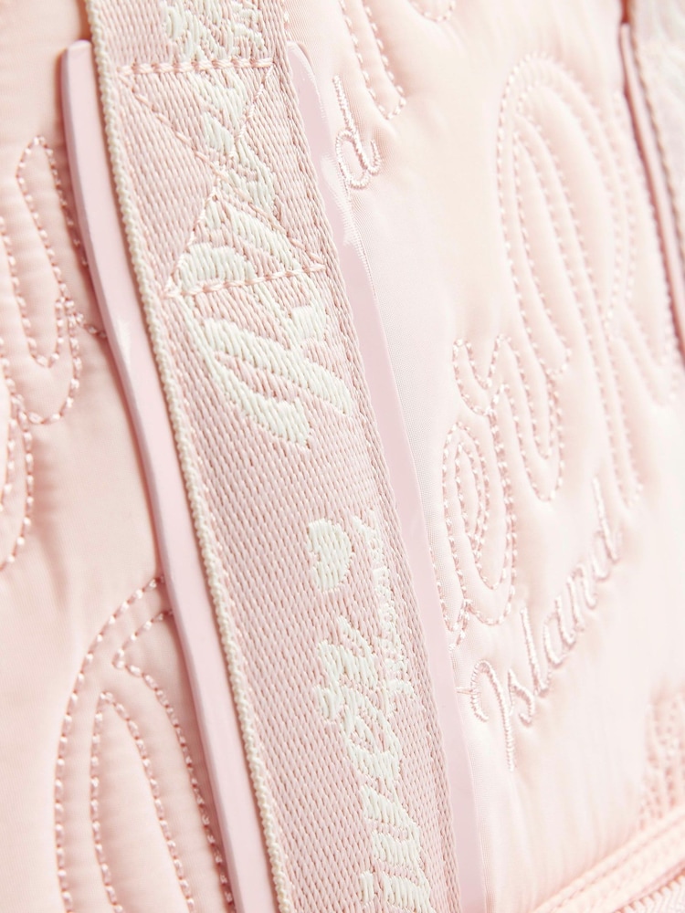 River Island Pink Logo Nylon Backpack - Image 5 of 5 River Island Pink Logo Nylon Backpack - Image 5 of 5