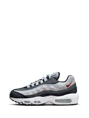 Nike Grey/Black Air Max 95 Trainers - Image 1 of 9