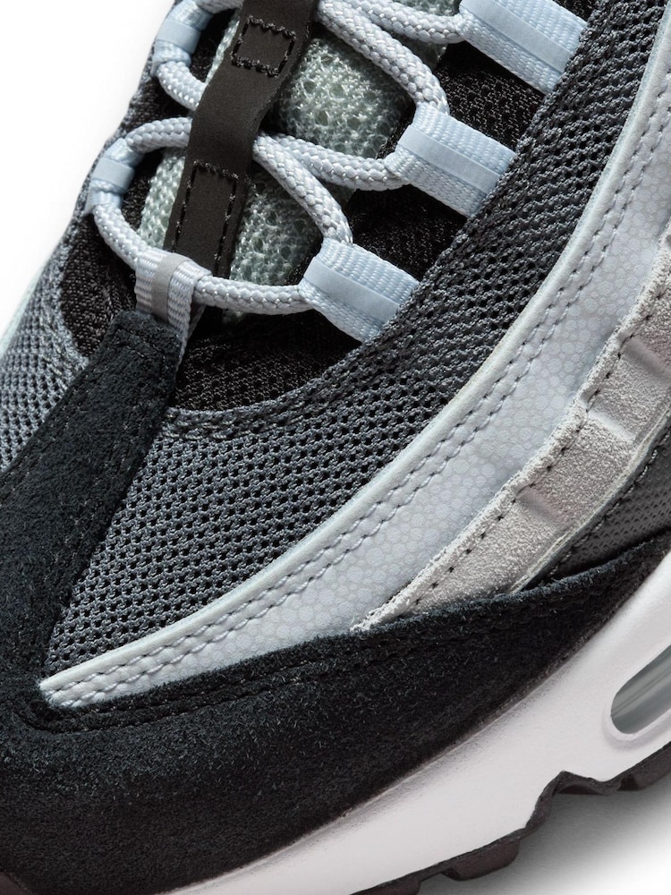 Nike Grey/Black Air Max 95 Trainers - Image 9 of 9