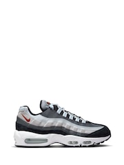 Nike Grey/Black Air Max 95 Trainers - Image 2 of 9