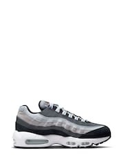Nike Grey/Black Air Max 95 Trainers - Image 4 of 9