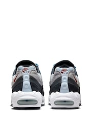 Nike Grey/Black Air Max 95 Trainers - Image 6 of 9