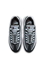 Nike Grey/Black Air Max 95 Trainers - Image 7 of 9