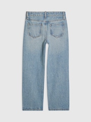 River Island Blue Bow Hotfix Straight Leg Jeans - Image 2 of 4