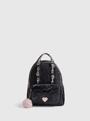 River Island Black Logo Nylon Backpack - Image 1 of 5