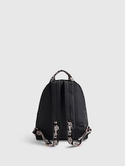 River Island Black Logo Nylon Backpack - Image 3 of 5