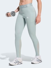 adidas Green Techfit Stash Pocket Full-Length Leggings - Image 1 of 7