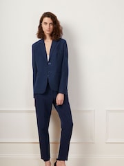 French Connection Blue Whisper Ruth Tailored Trousers - Image 1 of 3