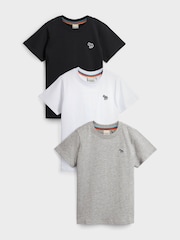 Paul Smith Junior Boys Signature T-Shirts 3 Pack - Image 1 of 6