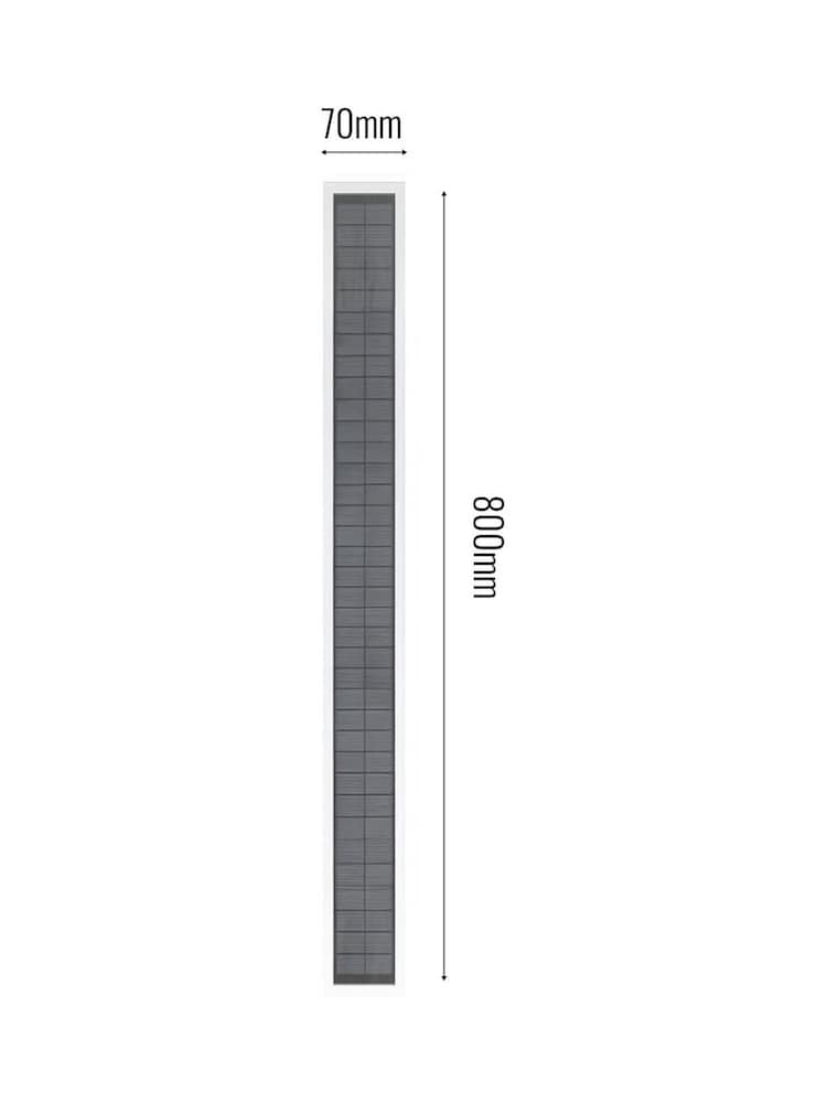 The Solar Centre Warm White/White Halo Rectangle Solar Wall Light 80 cm - Image 3 of 3 The Solar Centre Warm White/White Halo Rectangle Solar Wall Light 80 cm - Image 3 of 3