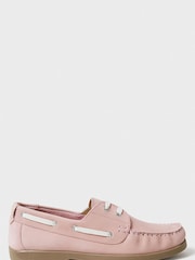 Crew Clothing Pink Georgia Deck Shoes - Image 2 of 5