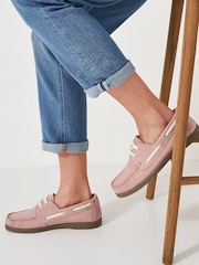 Crew Clothing Pink Georgia Deck Shoes - Image 5 of 5