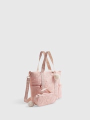 River Island Pink Nylon Shopper Bag & Pencil Case - Image 2 of 5