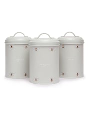 Sophie Allport Set of 3 Blue Bees Storage Tins - Image 3 of 3