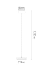 The Solar Centre Warm White Sundara Indoor/Outdoor Solar Floor Lamp - Image 3 of 4
