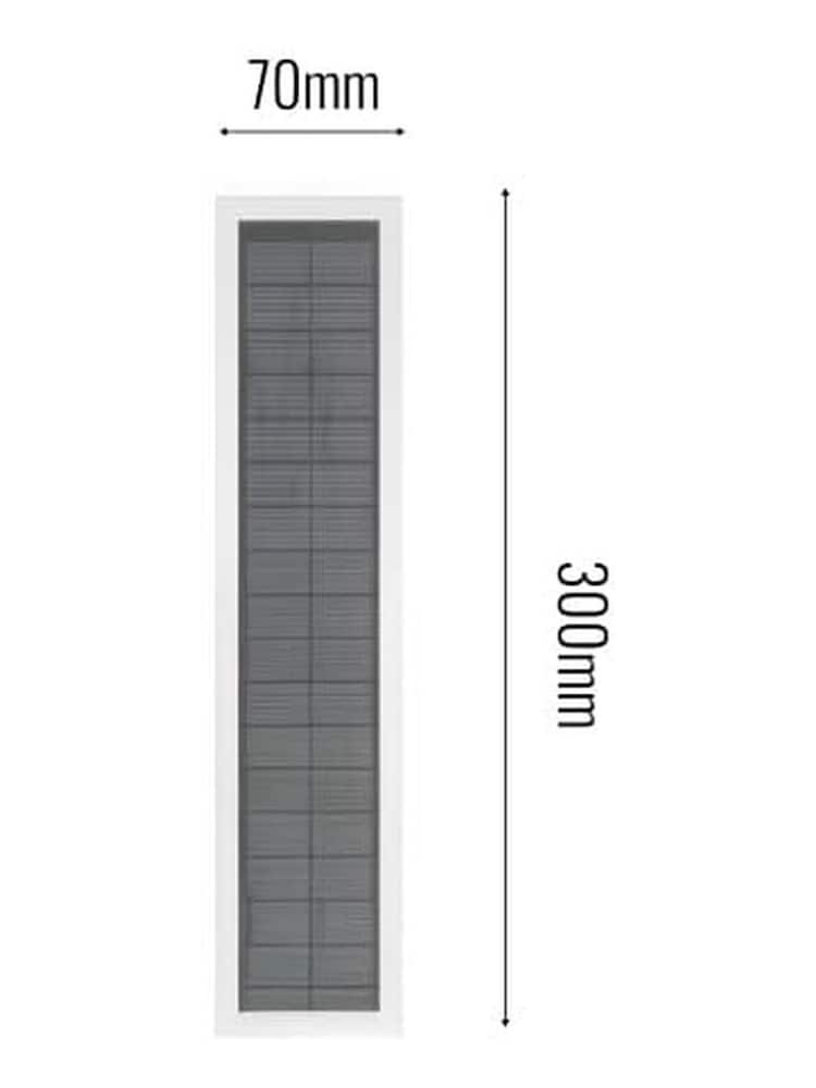 The Solar Centre Warm White/White Halo Rectangle Solar Wall Light 30 cm - Image 3 of 3 The Solar Centre Warm White/White Halo Rectangle Solar Wall Light 30 cm - Image 3 of 3
