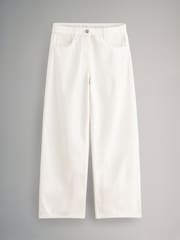 The Set Blue/White 2 Pack Denim Wide Leg 100% Cotton Jeans - Image 10 of 12