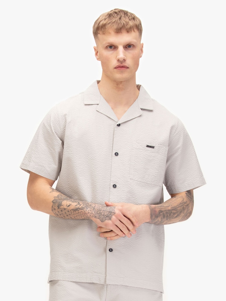 Luke 1977 Grey Millook Shirt - Image 1 of 6