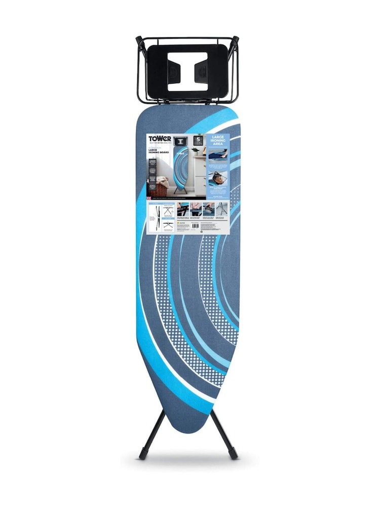 Tower Black Ceraglide Plus Large Ironing Board - Image 4 of 4 Tower Black Ceraglide Plus Large Ironing Board - Image 4 of 4