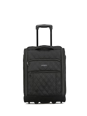 Flight Knight 55x40x20cm Ryanair Priority Soft Case Cabin Carry On Suitcase Hand Mono Canvas Luggage - Image 1 of 7