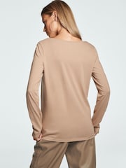 neutre - T-shirt manches longues Col rond  100% coton - Image 4 of 7
