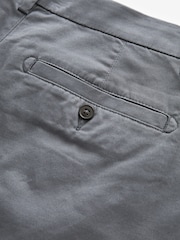 Pale Blue Slim Fit Stretch Chinos Shorts - Image 7 of 8