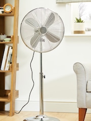 Chrome Pedestal Fan - Image 1 of 3