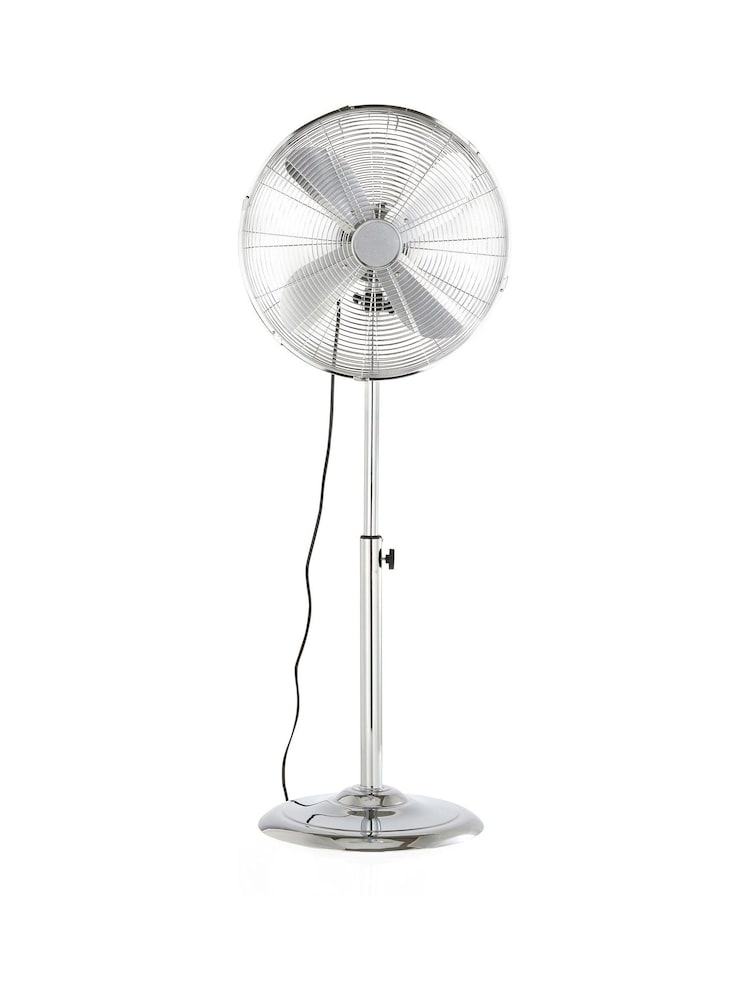 Chrome Pedestal Fan - Image 2 of 3