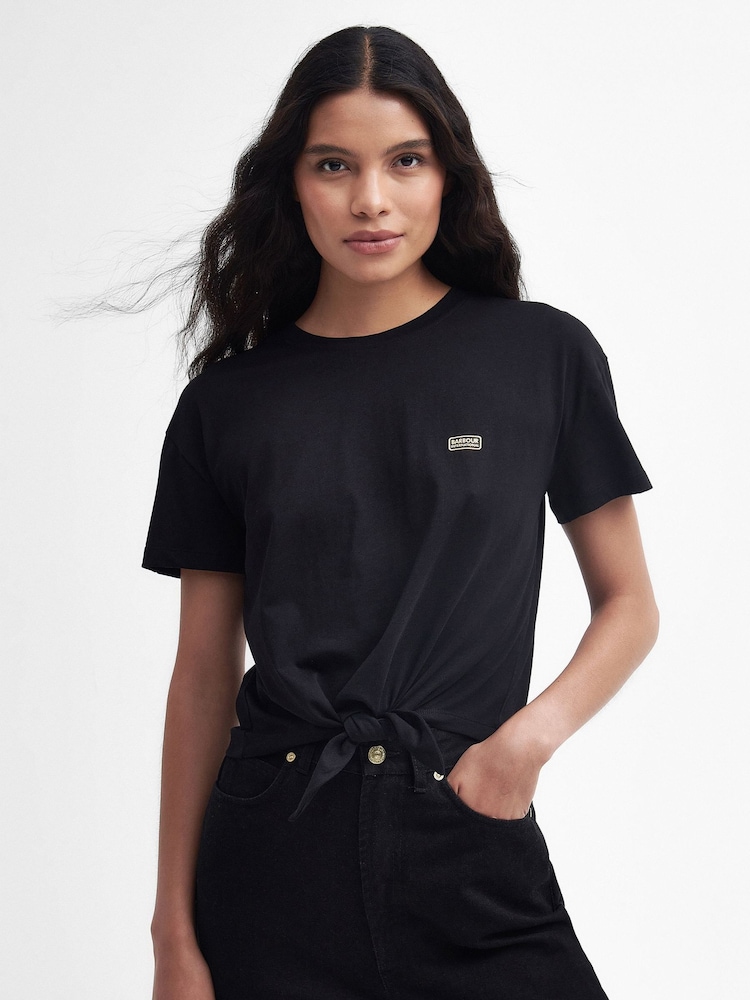 Barbour® International Soules Tie Front T-Shirt - Image 1 of 14
