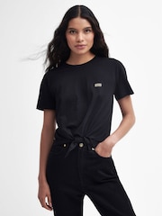 Barbour® International Soules Tie Front T-Shirt - Image 8 of 14