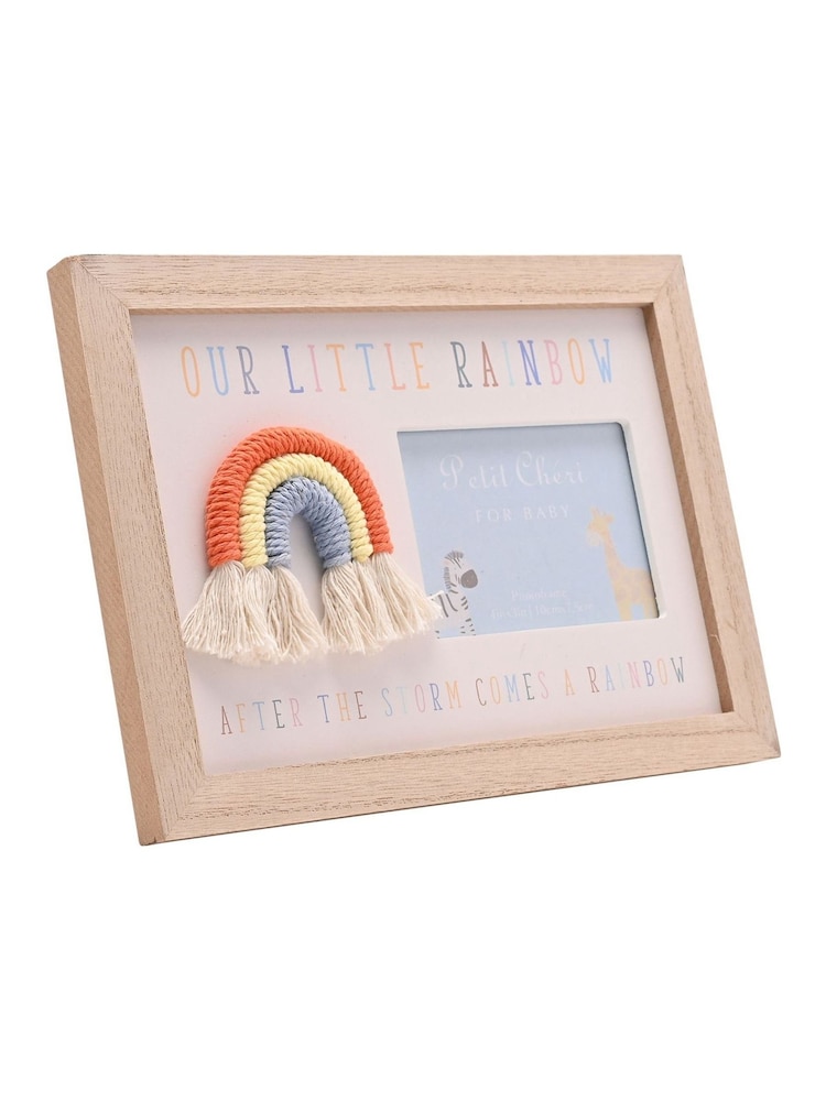 Widdop White Baby Scan Frame - Our Little Rainbow - Image 1 of 4