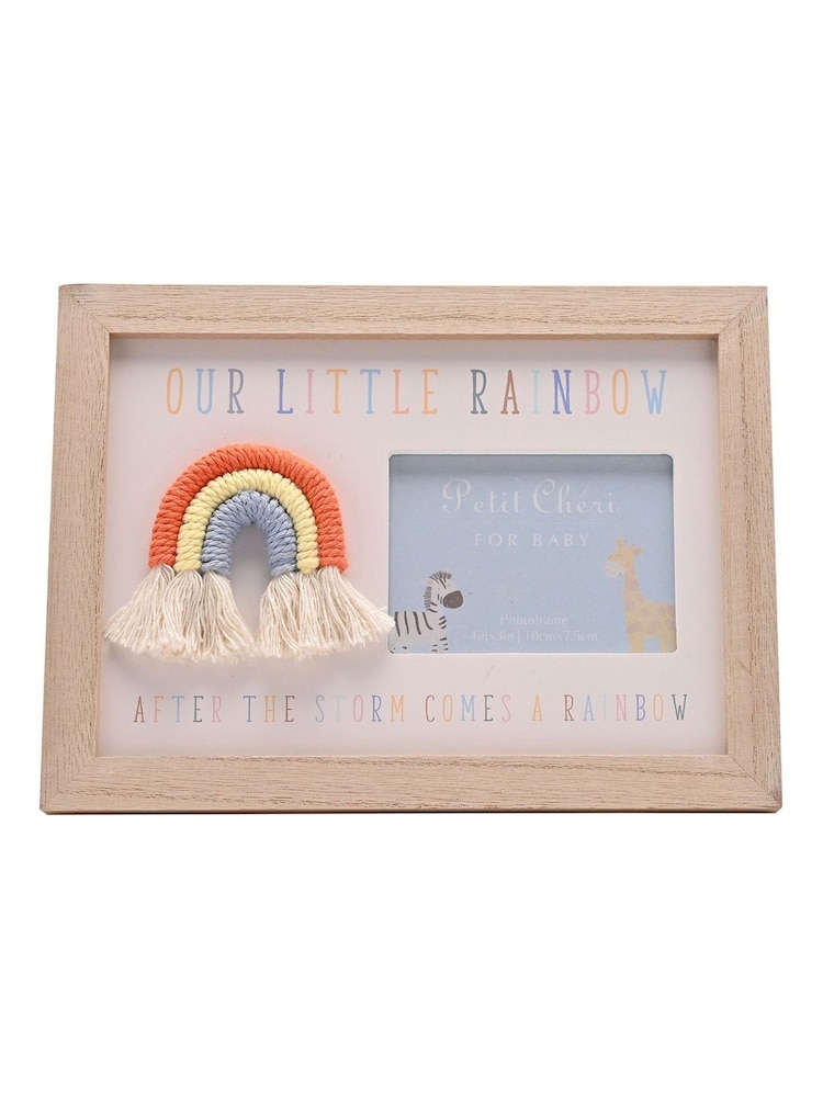 Widdop White Baby Scan Frame - Our Little Rainbow - Image 2 of 4