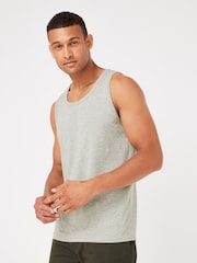Grey Marl Regular Fit Vest - Image 1 of 5