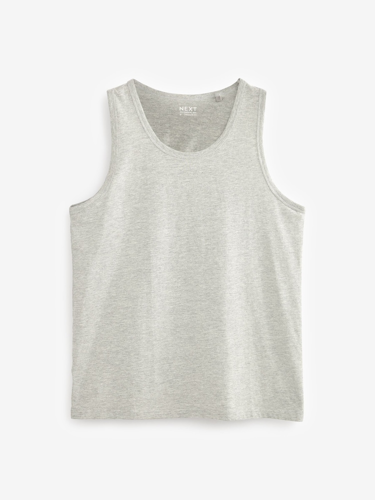 Grey Marl Regular Fit Vest - Image 5 of 5