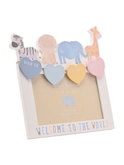 Widdop White Animal Data Frame 6" x 4 - Image 1 of 4