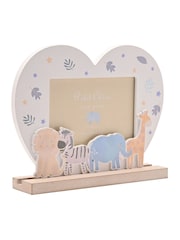 Widdop White Animals Heart Frame 6" x 4 - Image 1 of 4