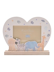 Widdop White Animals Heart Frame 6" x 4 - Image 2 of 4