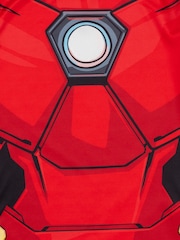 Vanilla Underground Red Iron Man Boys Red Marvel Short 100% Cotton Pyjamas - Image 5 of 5