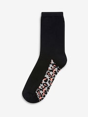 Neutral Animal Footbed Ankle Socks 5 Pack - Image 2 of 6