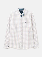 Joules Abbott White Check Cotton Poplin Shirt - Image 1 of 1