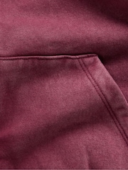 Burgunderrot - Gap VintageSoft Wedge Zip-up Hoodie - Bild 5 von 5