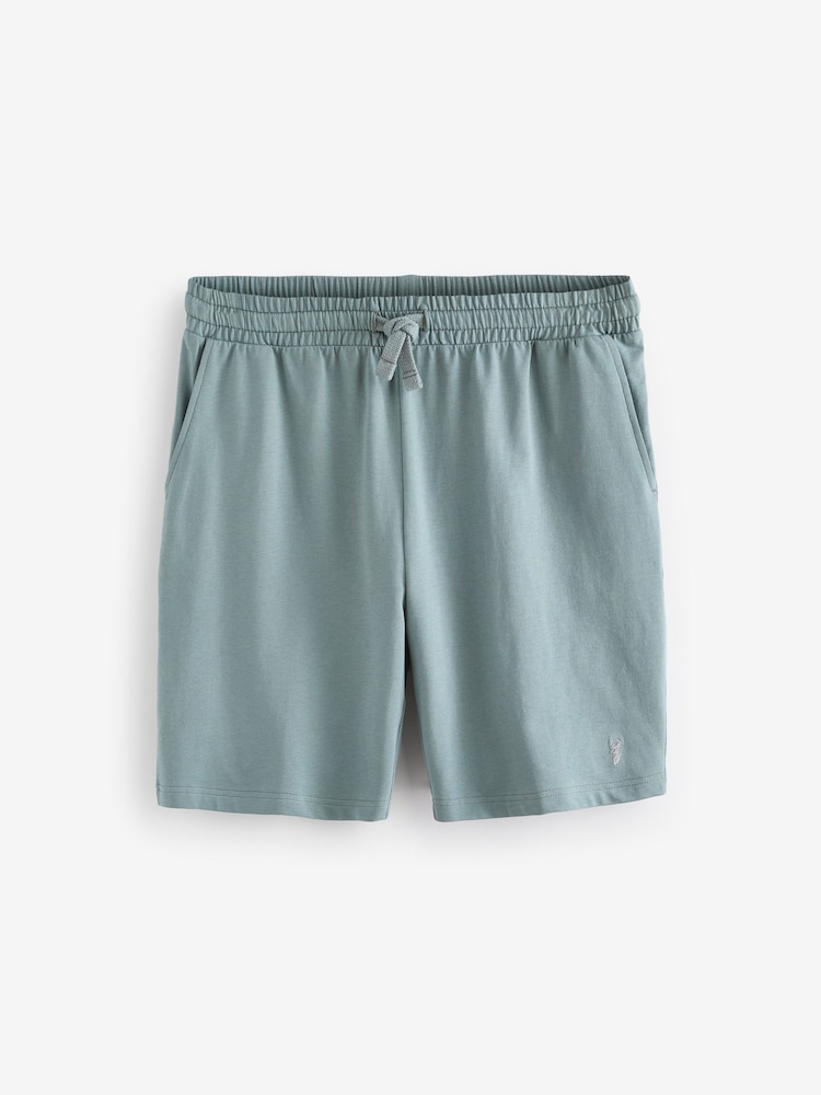 Green/Blue/Pink Regular Fit Lightweight Shorts 5 Pack - Image 19 of 24