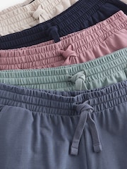 Green/Blue/Pink Regular Fit Lightweight Shorts 5 Pack - Image 22 of 24