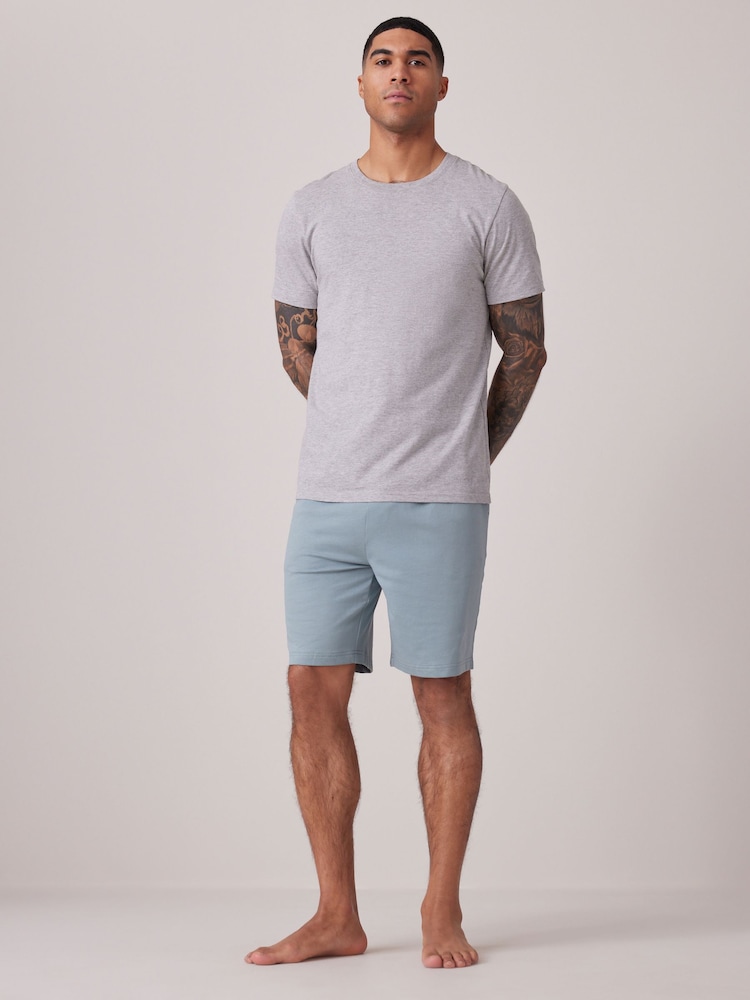 Green/Blue/Pink Regular Fit Lightweight Shorts 5 Pack - Image 3 of 24