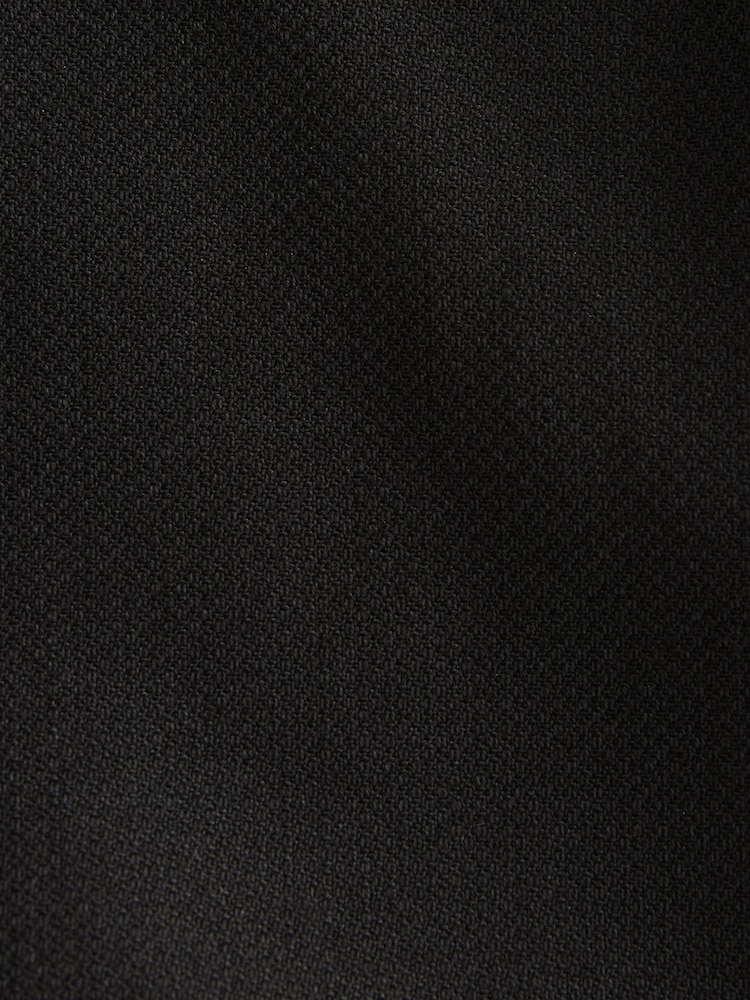Black Slim Fit Textured Suit Trousers - Image 8 of 8