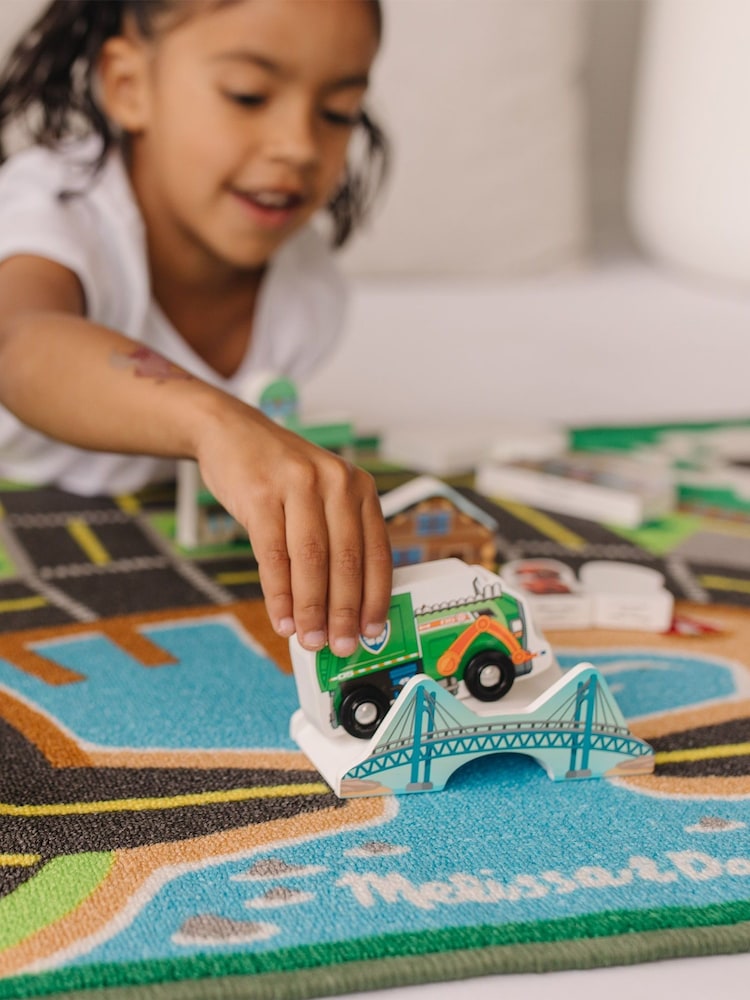 Melissa & Doug PAW Patrol Deluxe Activity Rug Adventure Bay - Image 5 of 5